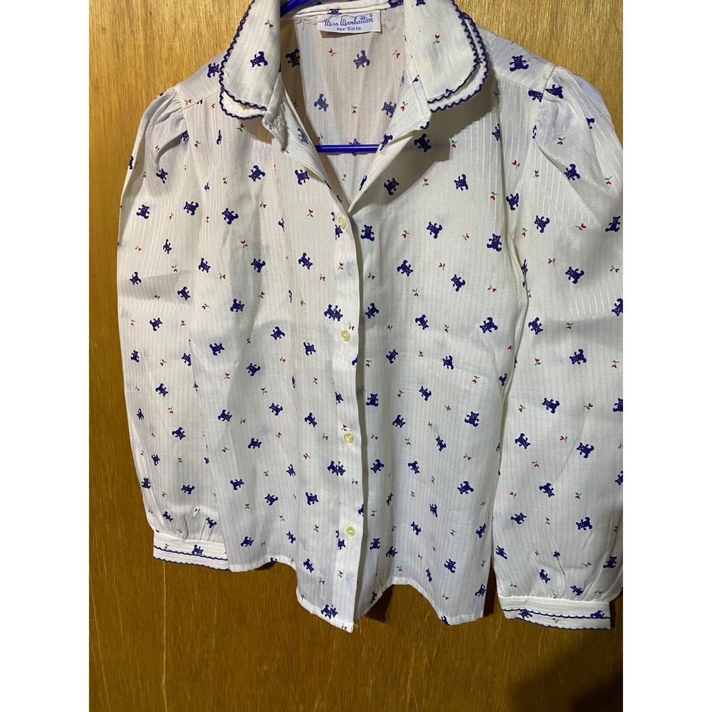 Miss Manhattan Girls Shirt Size 8 vintage